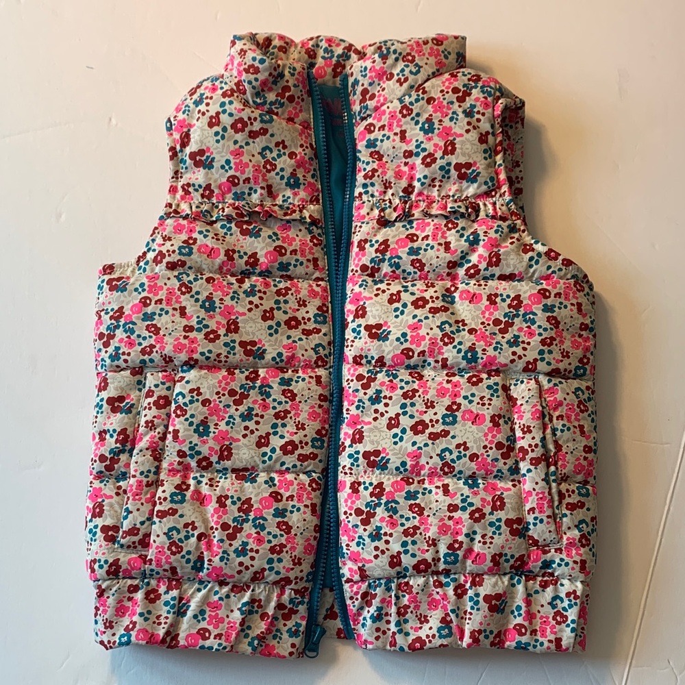 Genuine kids from Oshkosh 4T girls Floral Puffer Vest